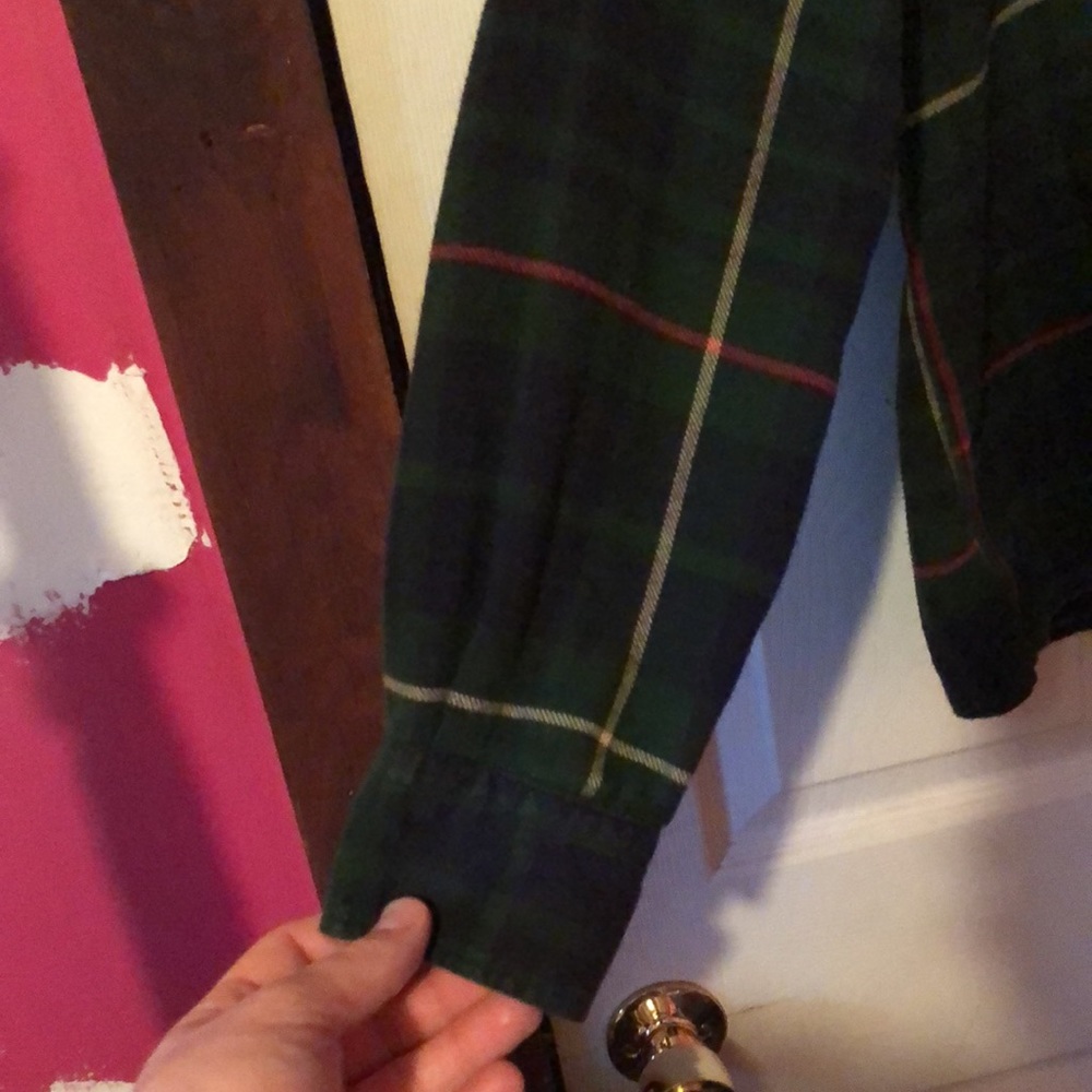 Gitman Brothers Multicolor Plaid Flannel Shirt Me… - image 8